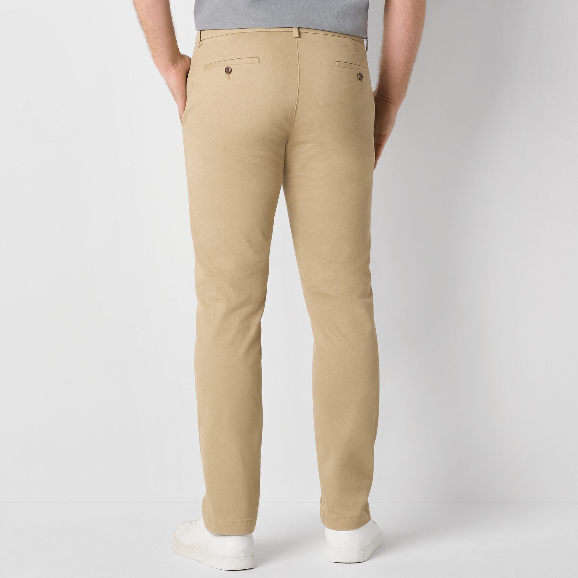 St. John's Bay Stretch Chino Mens Slim Fit Flat Front Pant