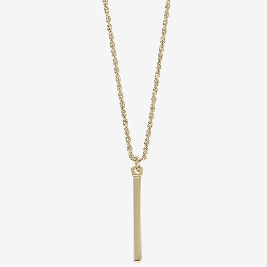 Sparkle Allure Womens 14K Gold Over Brass 16 Inch Y Necklace