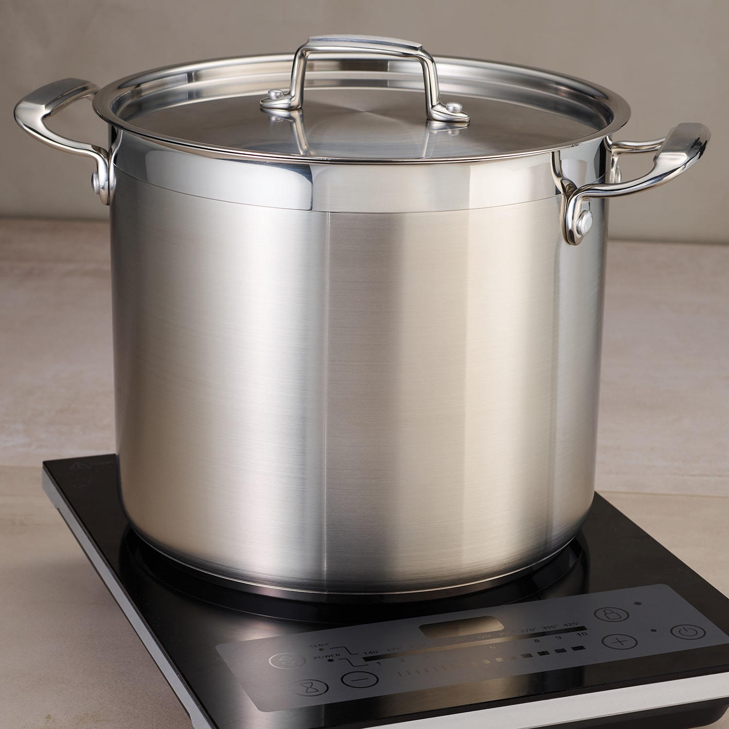 Tramontina® Gourmet 12-qt. Tri-Ply Covered Stock Pot