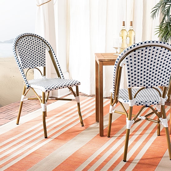 Salcha Rattan 2 Pc Patio Chairs