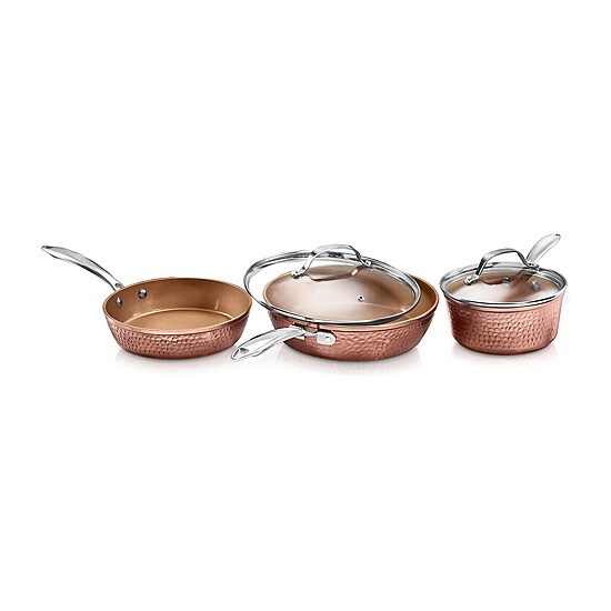 Gotham Steel Hammered Copper 10-pc Nonstick Cookware Set