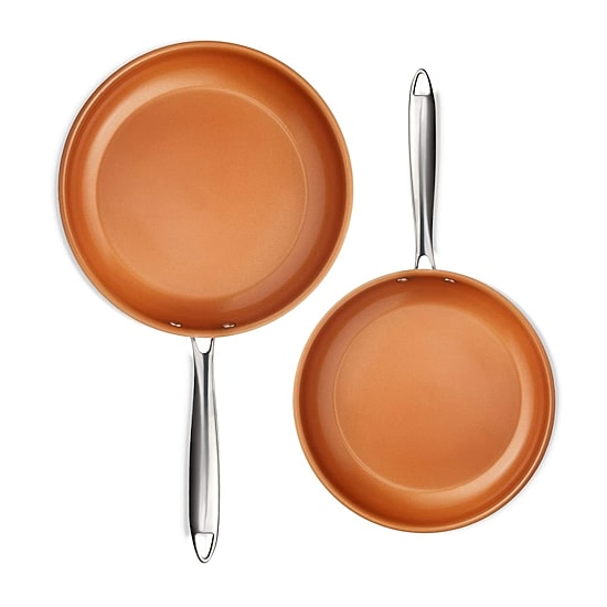 Gotham Steel Stainless Steel 2-pc. Nonstick Frying Pan Set