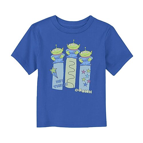 Disney Collection Toddler Boys Crew Neck Short Sleeve Regular Fit Buzz Lightyear Toy Story Graphic T-Shirt, 2t, Blue
