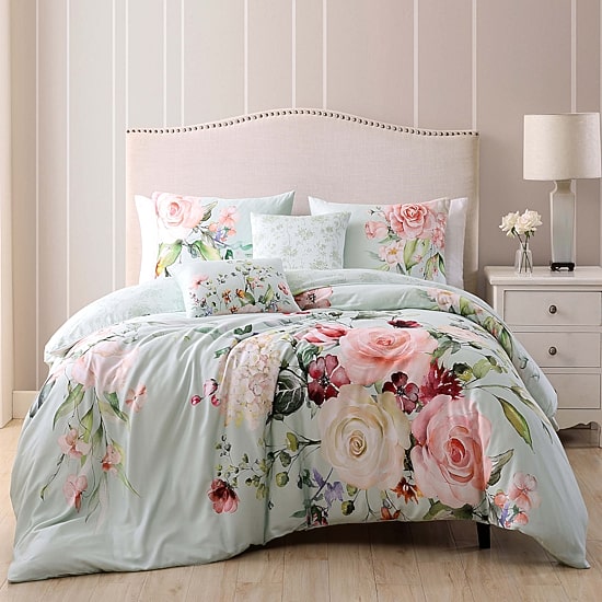 Bebejan Misty Green 5-pc. Midweight Reversible Comforter Set