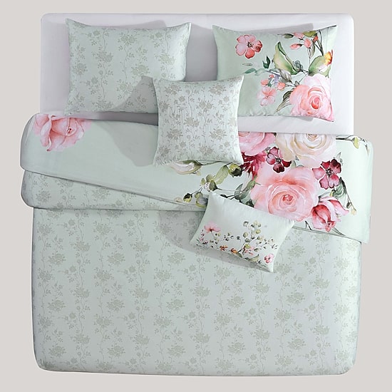 Bebejan Misty Green 5-pc. Midweight Reversible Comforter Set