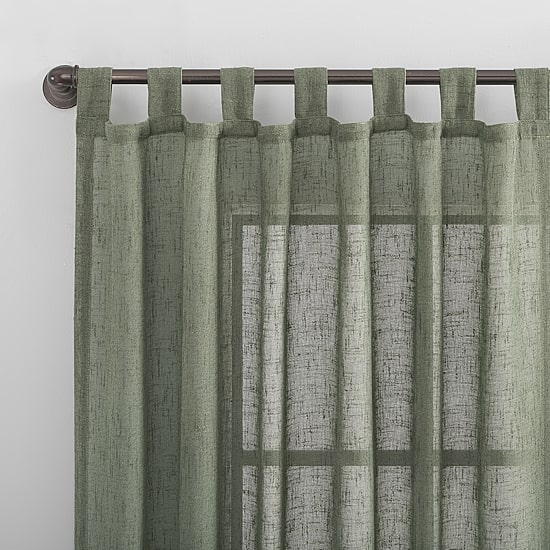 Archaeo Tansy Tab Top Light-Filtering Single Curtain Panel