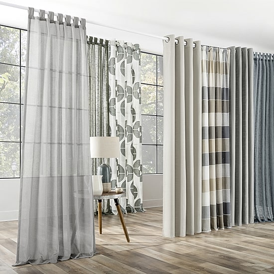 Archaeo Tansy Tab Top Light-Filtering Single Curtain Panel