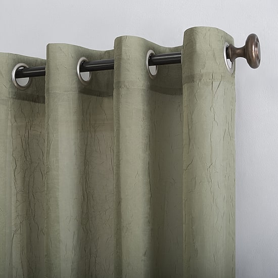 No 918 Erica Grommet Top Sheer Single Curtain Panel