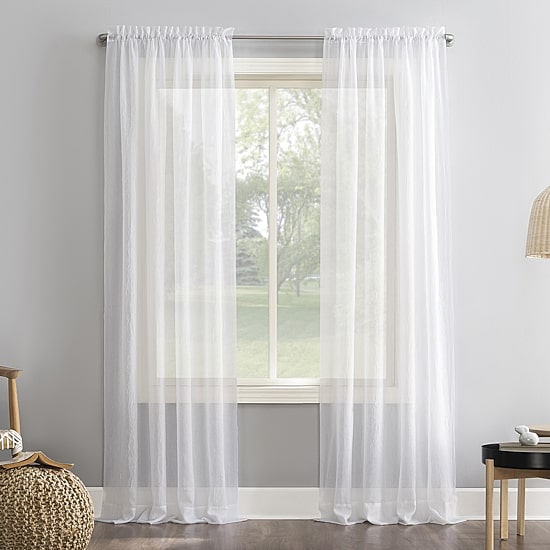 No 918 Erica Rod Pocket Sheer Single Curtain Panel