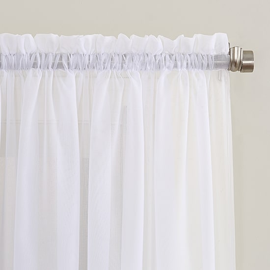 No 918 Erica Rod Pocket Sheer Single Curtain Panel