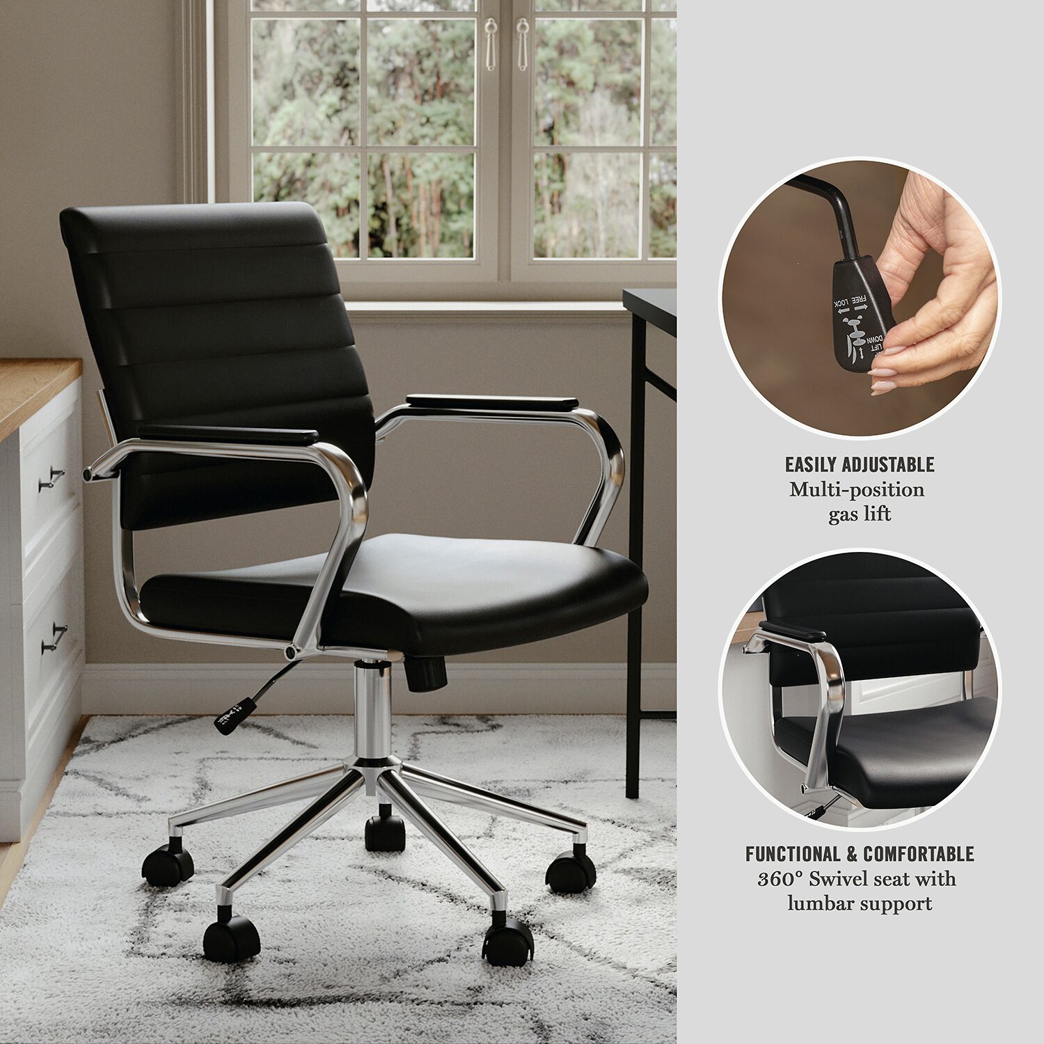 Martha Stewart PIPER 360° Office Chair