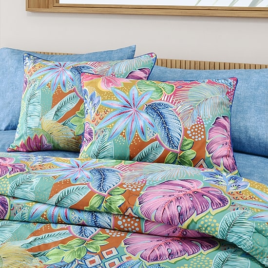 Queen Street Hana Tropical Midweight Comforter Set