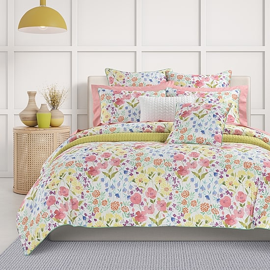Queen Street Josie Floral Midweight Comforter Set