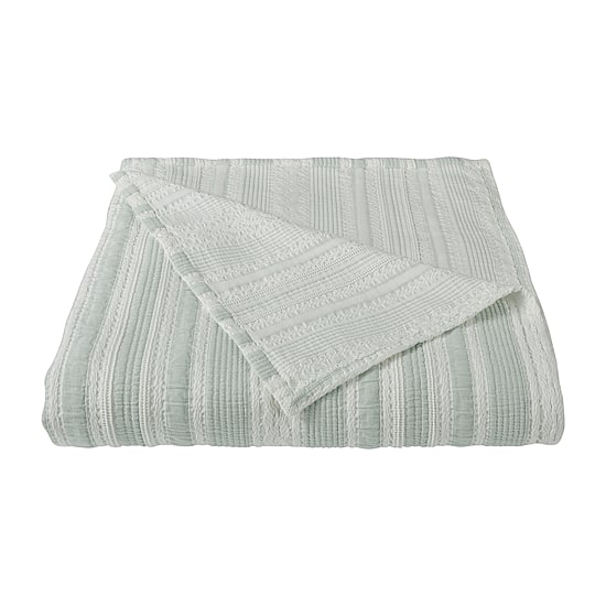 Queen Street Cambria Stripes Coverlet
