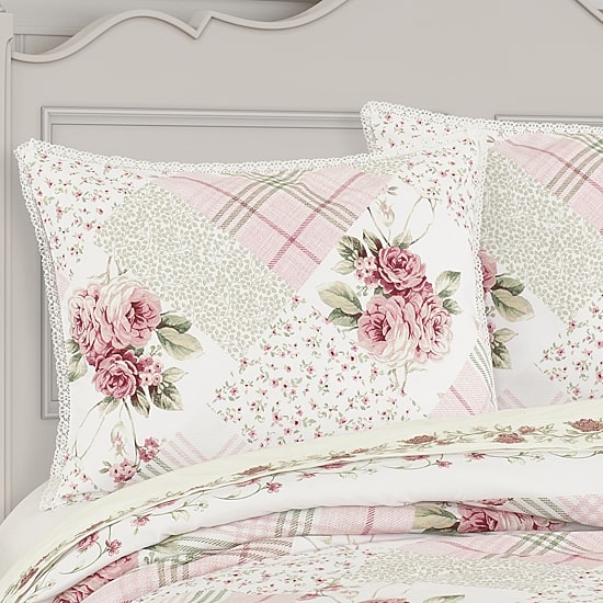 Royal Court Bungalow 4-pc. Floral Midweight Reversible Comforter Set