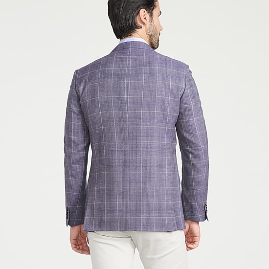 CRICKETEER™ Mens Plaid Stretch Fabric Regular Fit Sport Coat