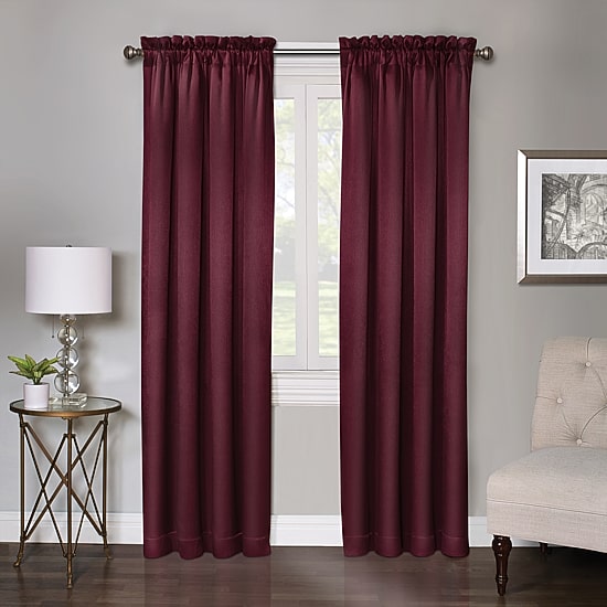 Regal Home Regency Rod Pocket Light-Filtering Single Curtain Panel
