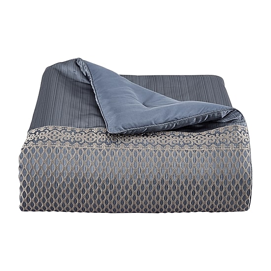 Five Queens Court Leah 4-pc. Jacquard Extra Weight Comforter Set