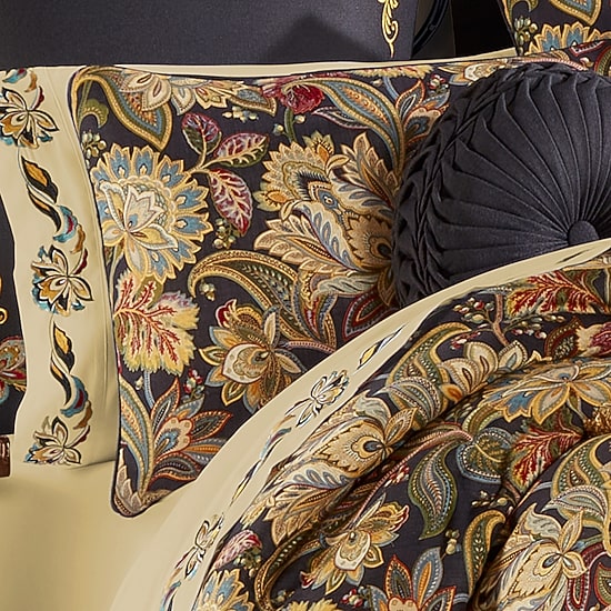 Five Queens Court Stefania 4-pc. Floral Extra Weight Comforter Set