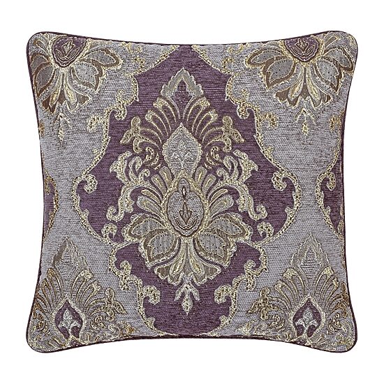 Five Queens Court Dominique Square Throw Pillow