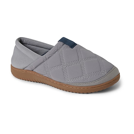 Dearfoams River Closed Back With Collapsible Heel Womens Memory Foam Slip-On Slippers