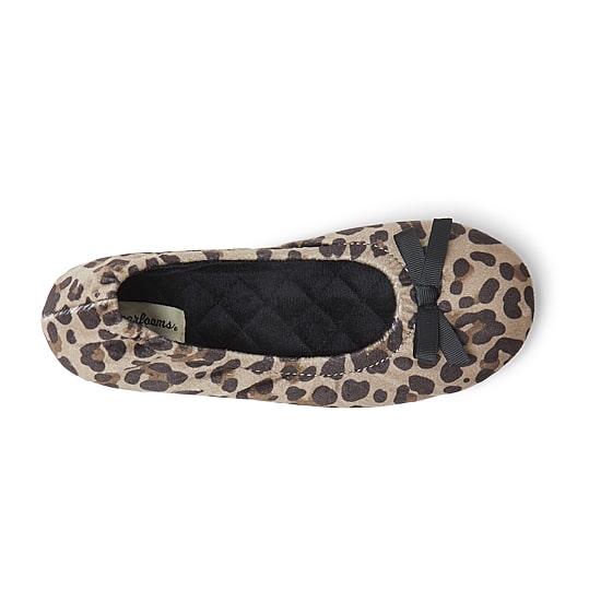 Dearfoams Layla Womens Ballerina Slippers