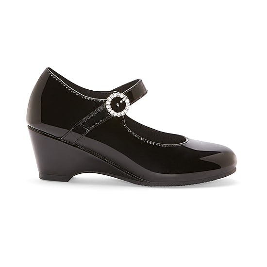 Christie & Jill Heart Little & Big Kid Girls Round Mary Jane Shoes