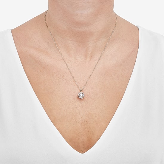 Diamonart Womens 1 1/3 CT. T.W. Cubic Zirconia 14K Gold Over Silver 2-pc. Jewelry Set