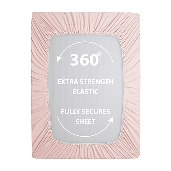 Swift Home Ultra Soft Easy Fit Standard Pocket Wrinkle Resistant Fitted Sheet