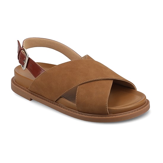 Journee Collection Womens Marinna Flat Sandals