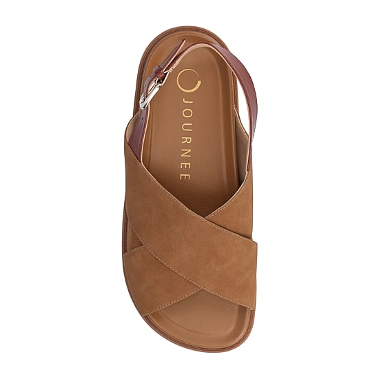 Journee Collection Womens Marinna Flat Sandals