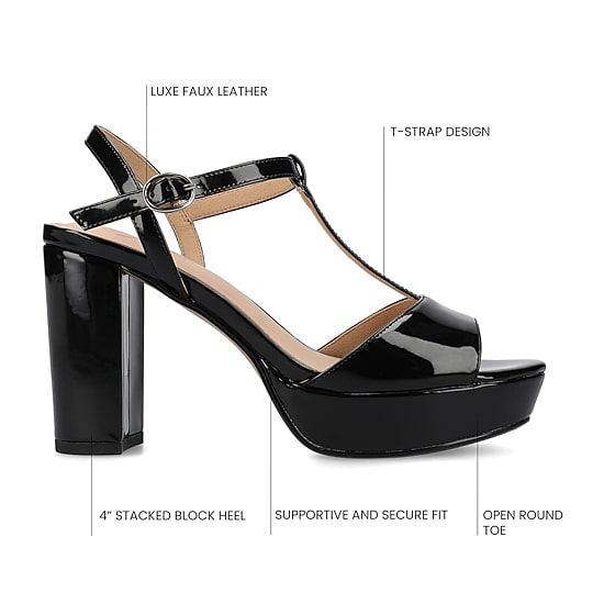 Journee Collection Womens Nalie Heeled Sandals