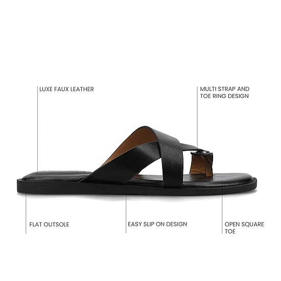 Journee Collection Womens Prizzie Slide Sandals