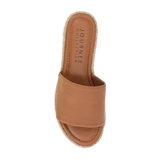 Journee Collection Womens Rosey Slide Sandals