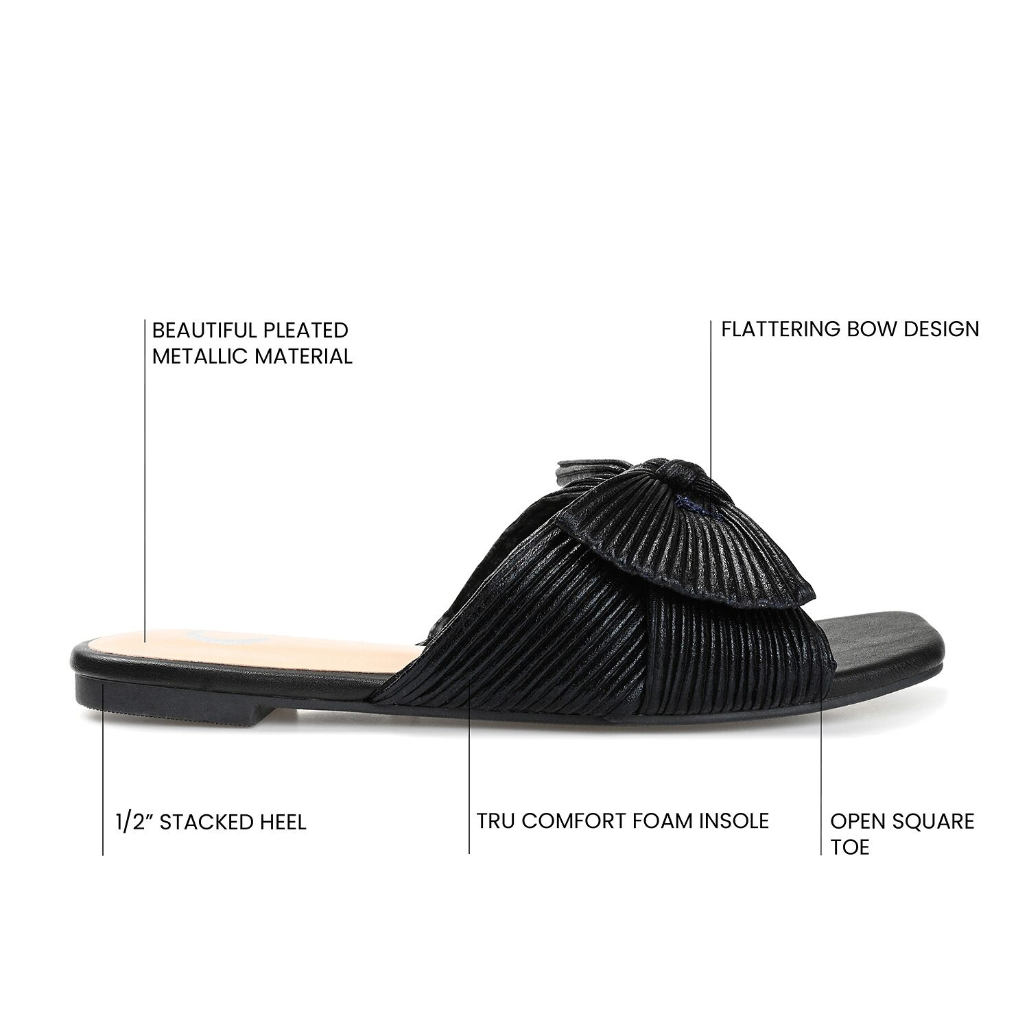 Journee Collection Womens Serlina Slide Sandals