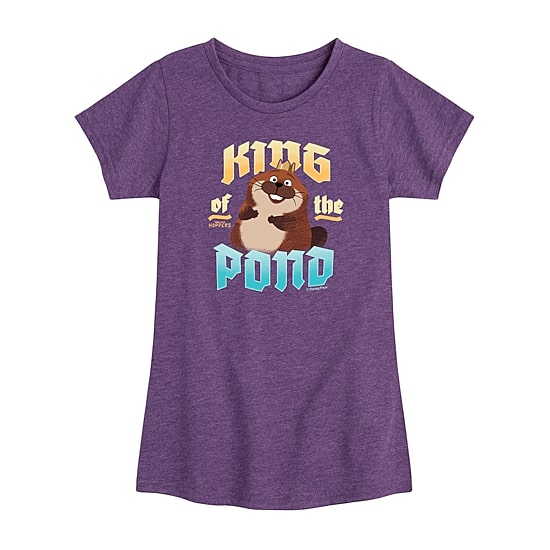 Disney Collection Toddler Girls Crew Neck Short Sleeve Classic Fit Hoppers Graphic T-Shirt