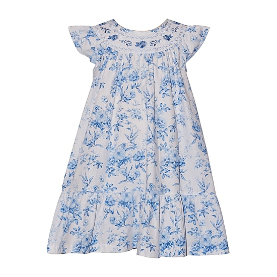 Bonnie Jean Little Girls Flutter Short Sleeve A-Line Dress