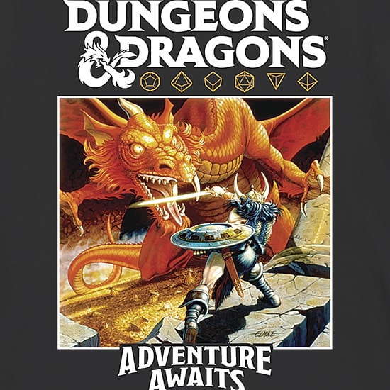 Dungeons & Dragons Little & Big Kid Boys Crew Neck Short Sleeve Regular Fit Graphic T-Shirt