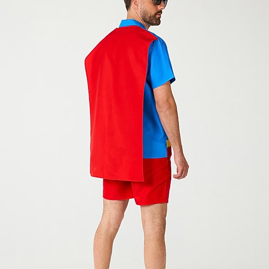 Novelty Mens Short Sleeve Regular Fit Superman Graphic T-Shirt