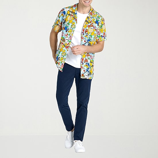 Novelty Mens Round Neck Short Sleeve Regular Fit Graphic T-Shirt