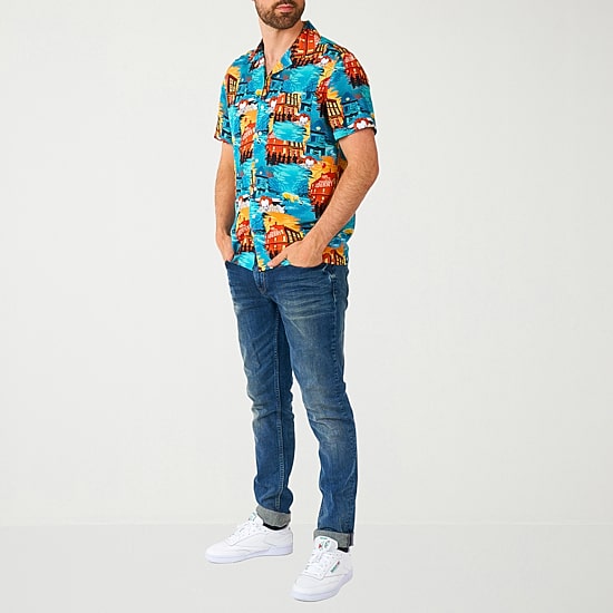 Novelty Mens Short Sleeve Regular Fit Graphic T-Shirt