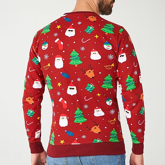 Novelty Mens Crew Neck Long Sleeve Regular Fit Graphic T-Shirt
