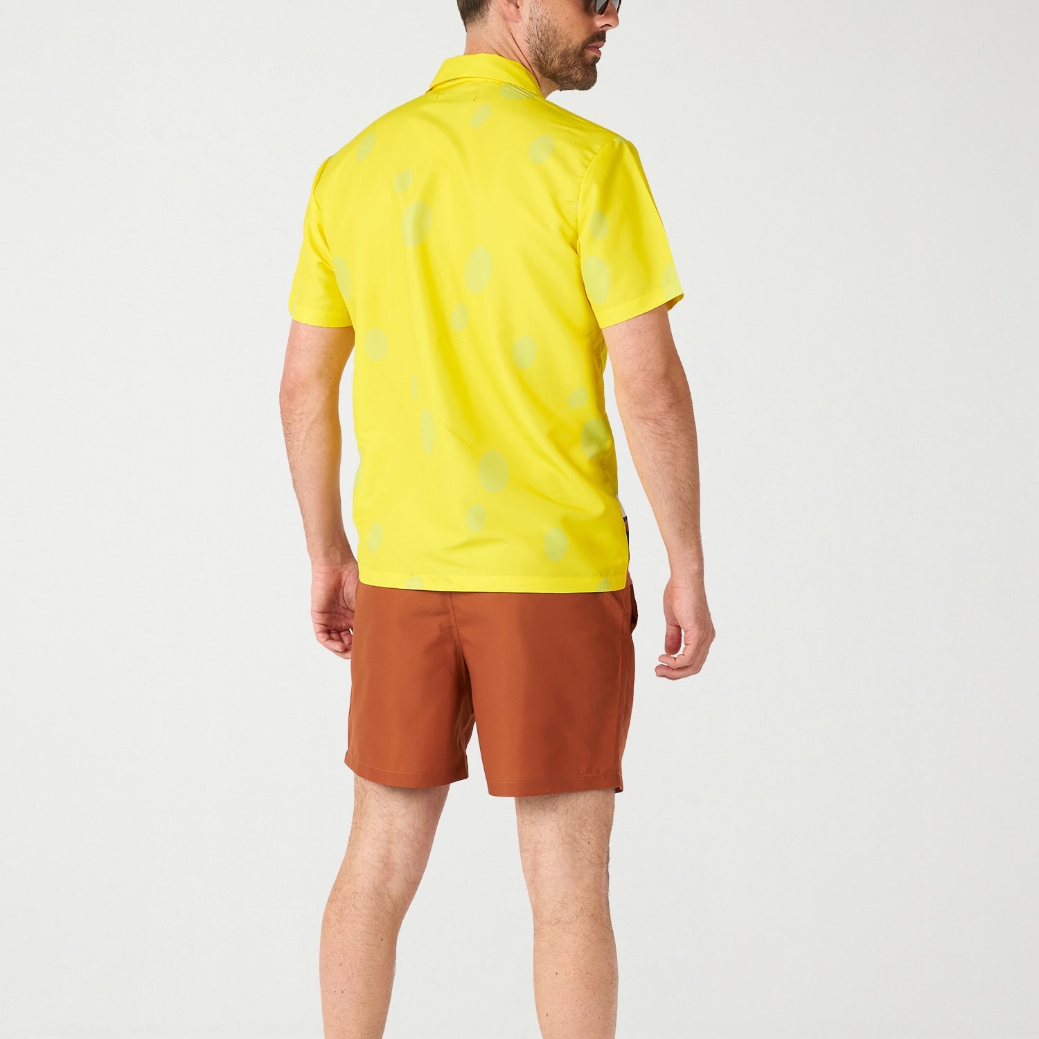 Novelty Mens Round Neck Short Sleeve Regular Fit Spongebob Graphic T-Shirt