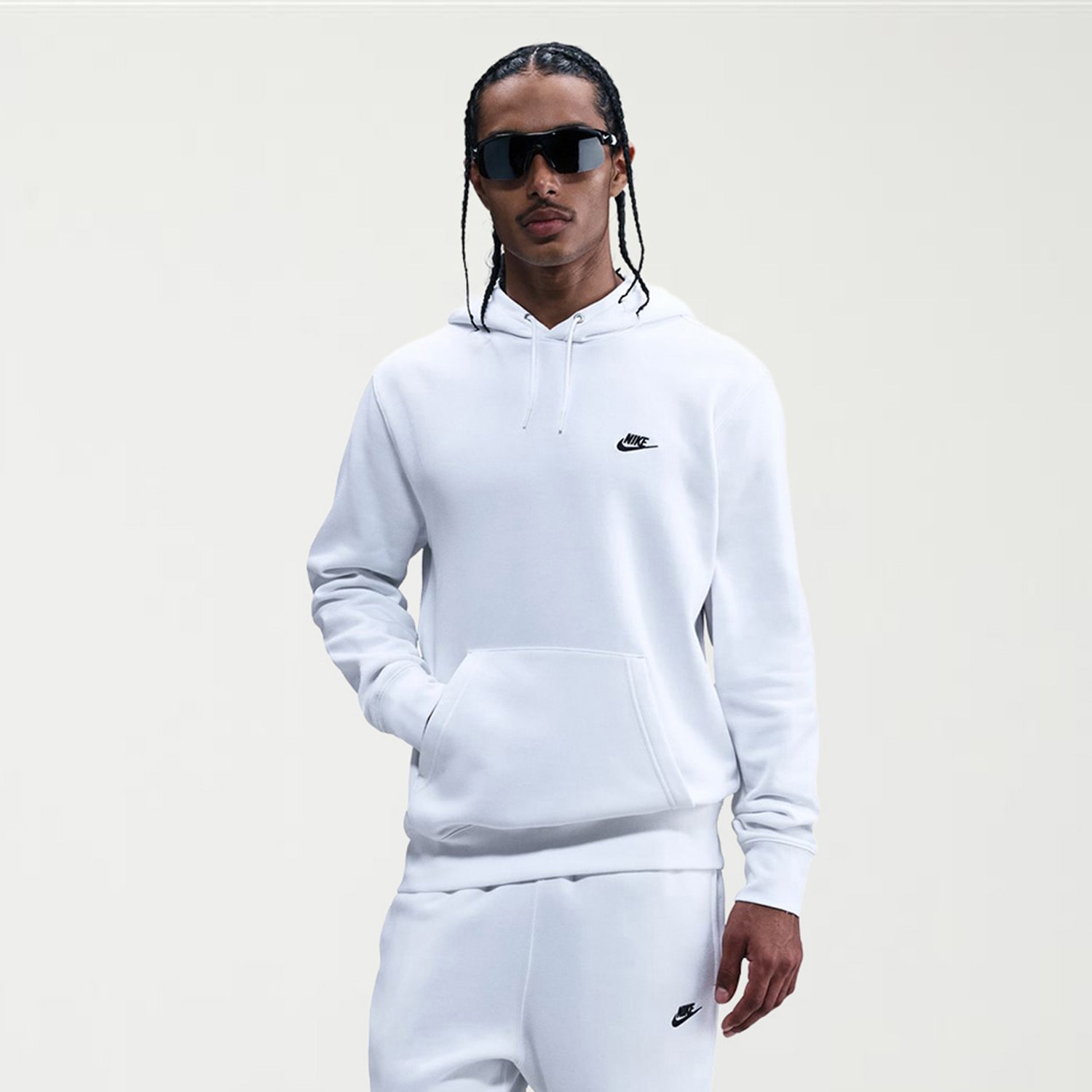 Nike Mens Long Sleeve Fleece Active Hoodie