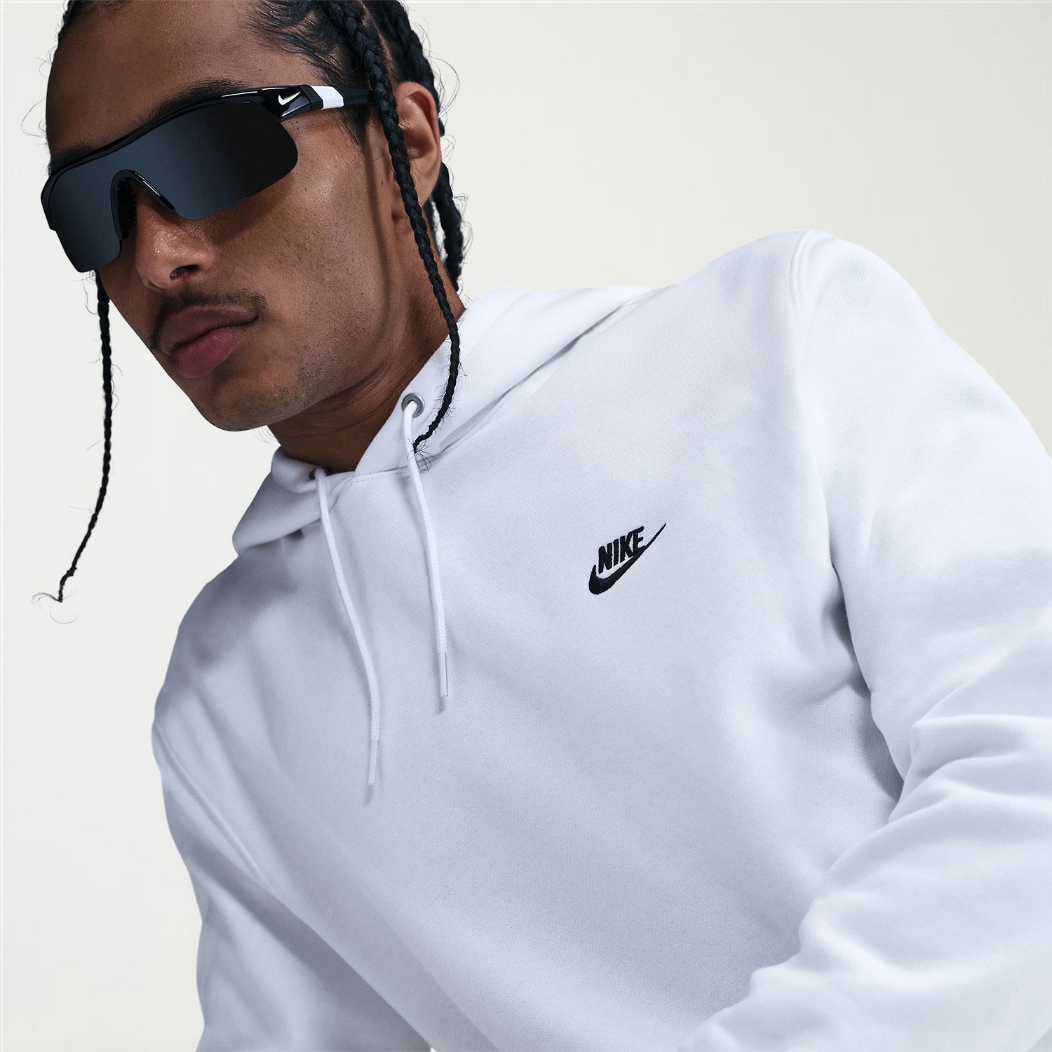 Nike Mens Long Sleeve Fleece Active Hoodie