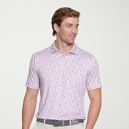ARCHER LINKS Mens Short Sleeve Polo Shirt