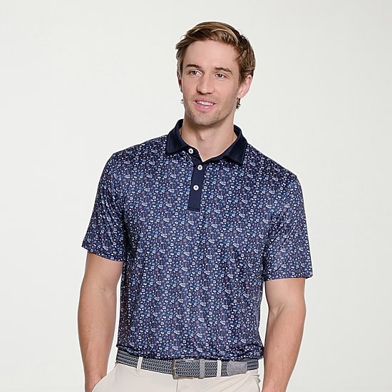 ARCHER LINKS Mens Short Sleeve Polo Shirt