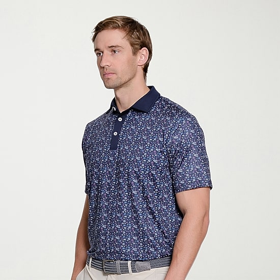 ARCHER LINKS Mens Short Sleeve Polo Shirt