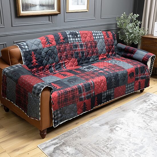 Your Lifestyle By Donna Sharp Red Forest Sofa Protector