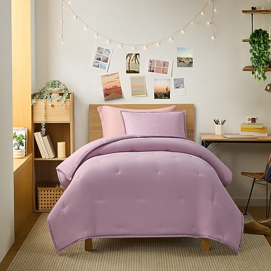 Bearpaw Layton  Plush Reversible Comforter Set